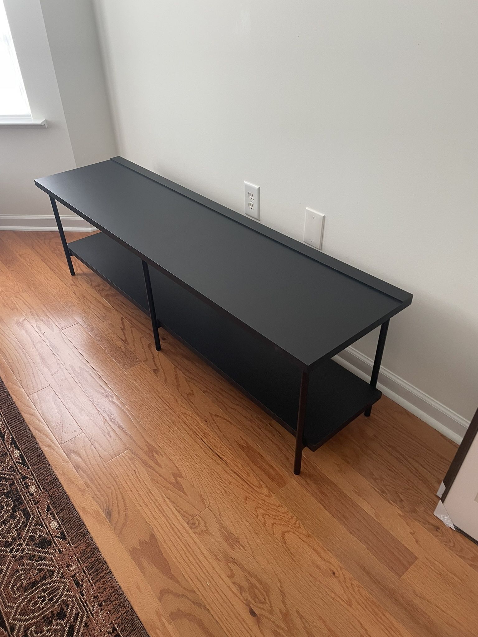 Modern Black TV Stand / Bookshelf 