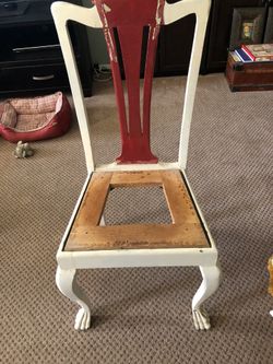 French chair that needs TLC