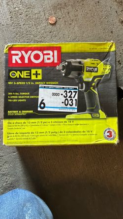 Brand New In Box Ryobi 1/2” Impact Gun