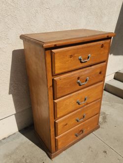 Wood dresser