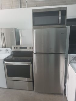 Refrigerator , stove, dishwasher and microwave