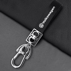 Metal Leather Key Ring Key Chain Car  Keychain For Volkswagen 