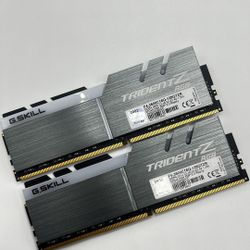 G.SKILL Trident Z RGB Series DDR4 RAM (XMP) 64GB (2x32GB) 3600MT/s CL18-22-22-42 1.35V Intel AMD Desktop Computer Memory