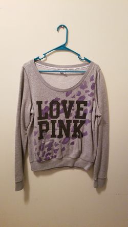 Pink sweatshirt Lg, purple Jersey med & Pink swim cover up med