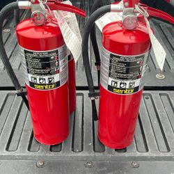 Fire Extinguishers Set Of 4