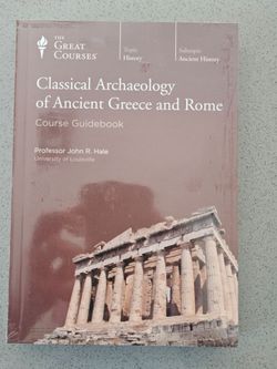 The Great Courses Classical Archaeology of Ancient Greece & Rome Book & DVDs