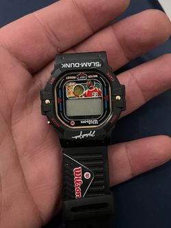 Wilson Michael Jordan Bulls Slam Dunk Watch Vintage 90’s Needs Battery RARE