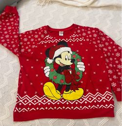 Mickey Mouse Christmas Holiday Sweatshirt