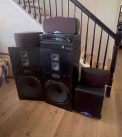 Home theater Stereo system.