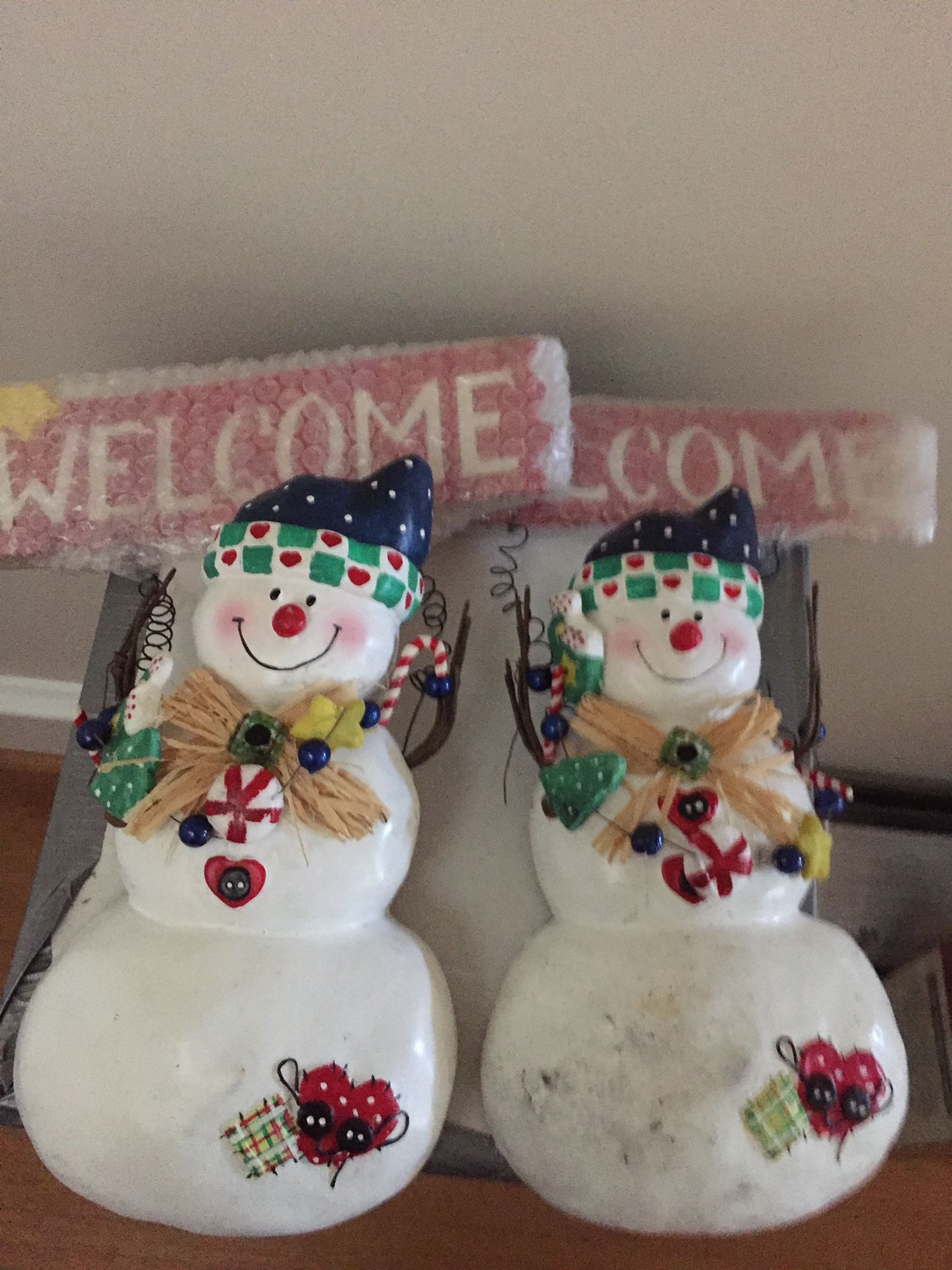 Hanging Snowman set
