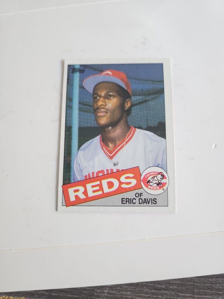 Eric Davis Reds 1985 Topps #627 Rookie Card RC