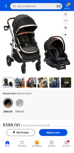 Monbebe Travel System Stroller, Infant Car Seat & Base