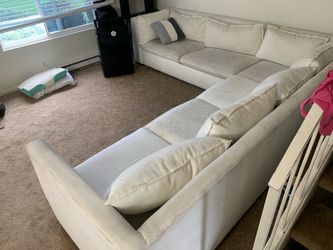 Large Off White Sectional Sofa