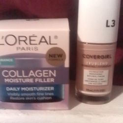 Brand new loreal Collagen mouisture filler and Cover Girl Trublend foundation Natural Ivory