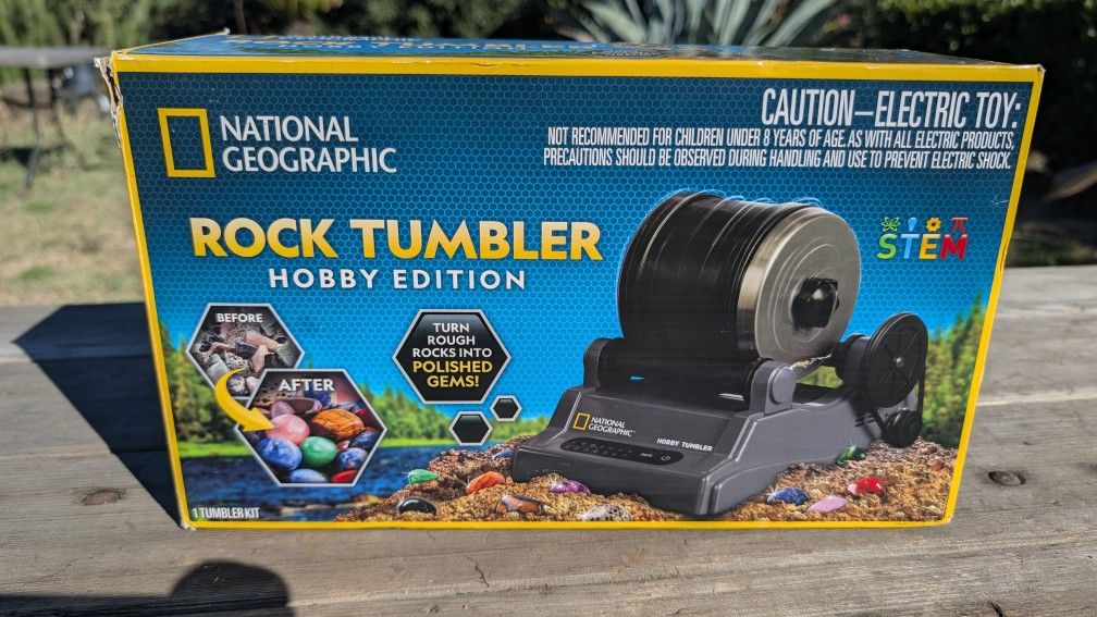National Geographic Rock Tumbler Hobby Edition STEM Educational Science Kit
