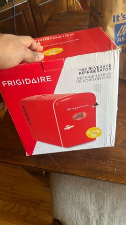 Red Mini fridge