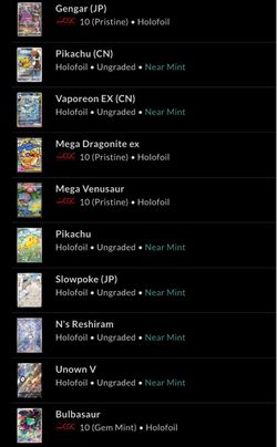 Pokemon Grades and Singles Lot