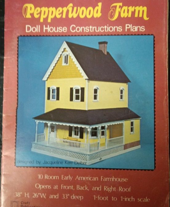 Pepperwood Farms DIY Doll House Plans Book