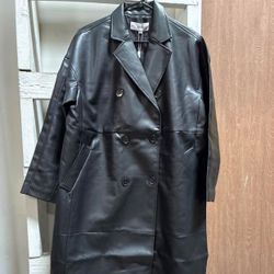Man Long Leather Jacket