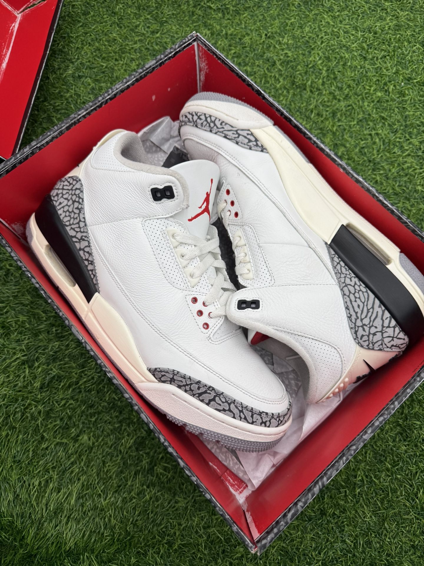 Jordan 3 “White Cement” Size 12