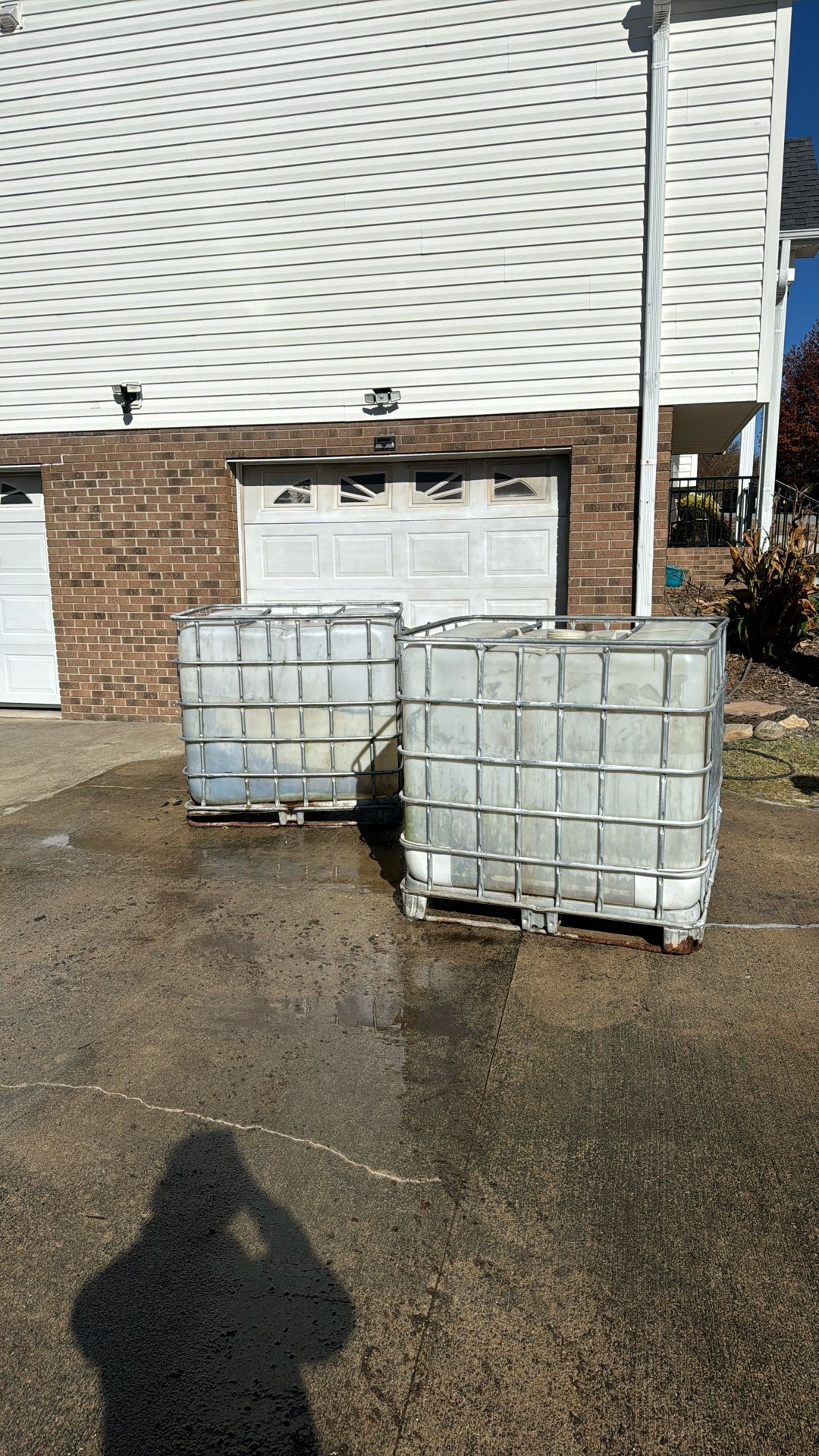 2, 275 Gallon water tanks