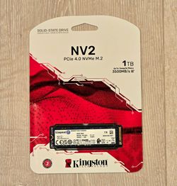 Kingston NV2 1TB NVMe SSD NEW SEALED
