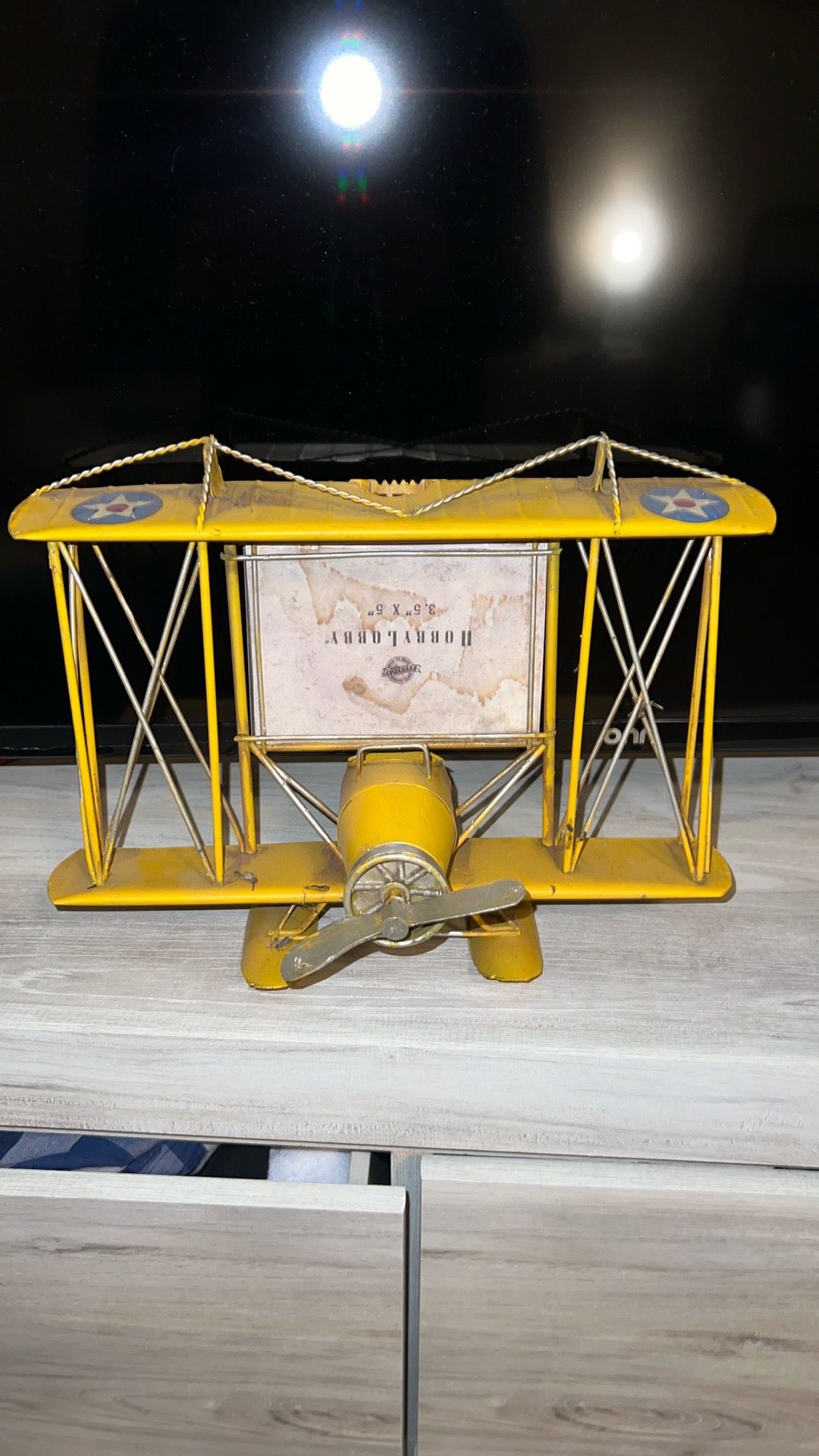 Vintage Hobby lobby, airplane picture frame