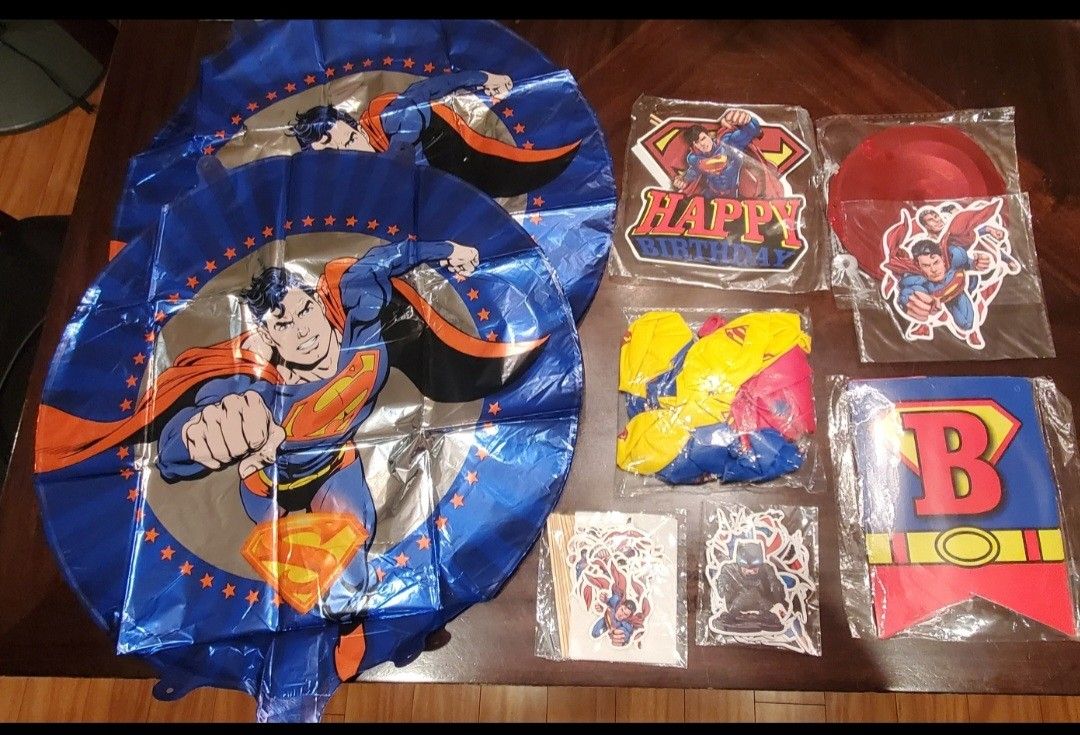 Superman Birthday Party Supplies