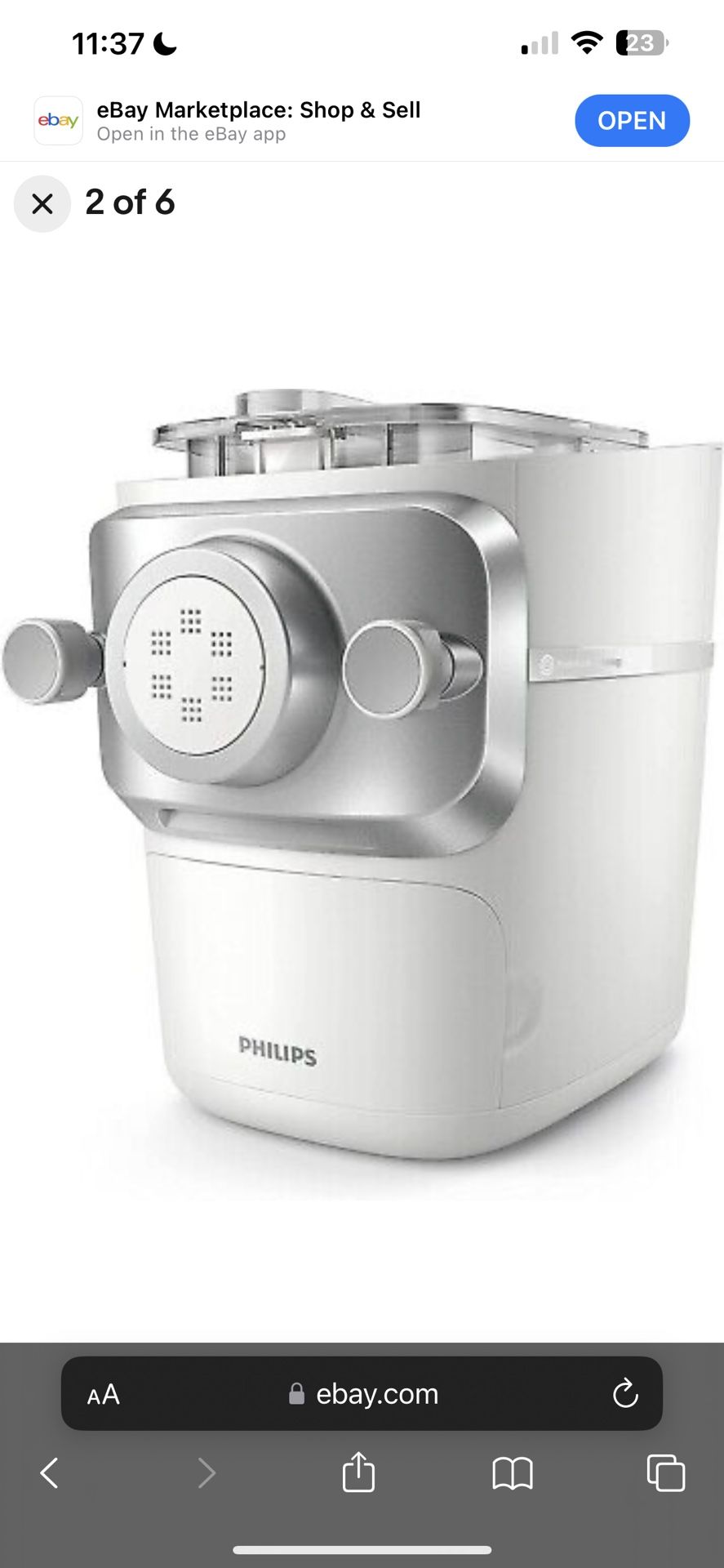 Philips 7000 Series Pasta Maker Hr 2660 00