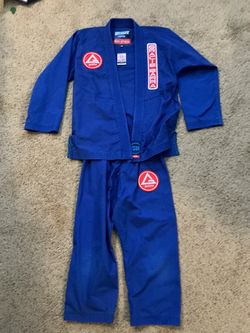 Y6 Blue Gracie Barra Ripstop Kimono