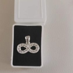 Dije De Infinito Plata 925 Nuevo.