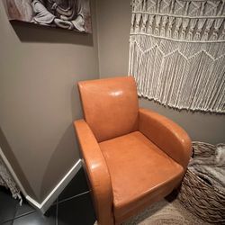 Leatherette Armchair 