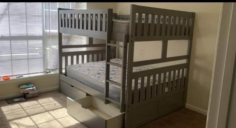 Galen Full/Full Bunk Bed w Storage