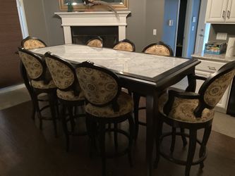 Custom Bar Height Table & Chairs