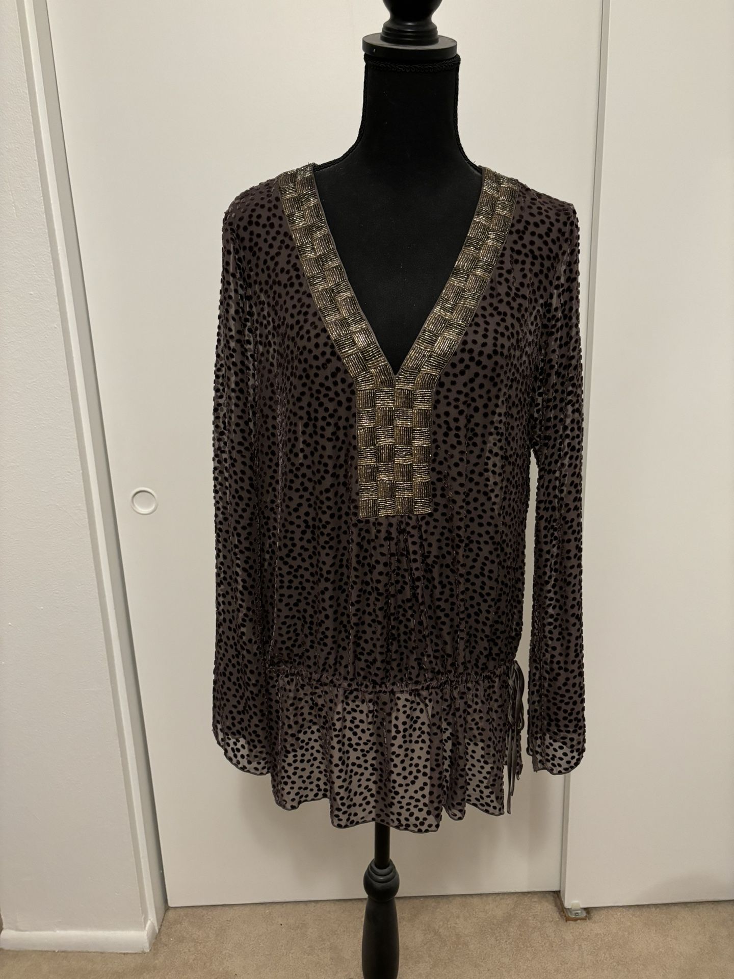 Brown Long Sleeve Tunic