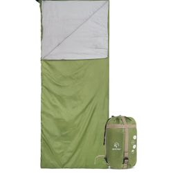 REDCAMP Ultra Lightweight Sleeping Bag for Backpacking, Hiking, Comfort for Adults Warm Weather, with Compression Sack