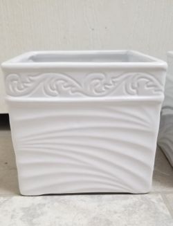 White Ceramic Pot