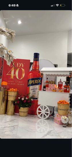 Aperol Birthday Party Decoration Set – Italian Summer Theme