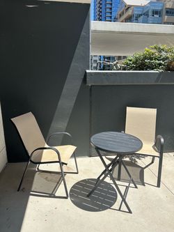 Set of 2 Stackable Sling Patio Chair