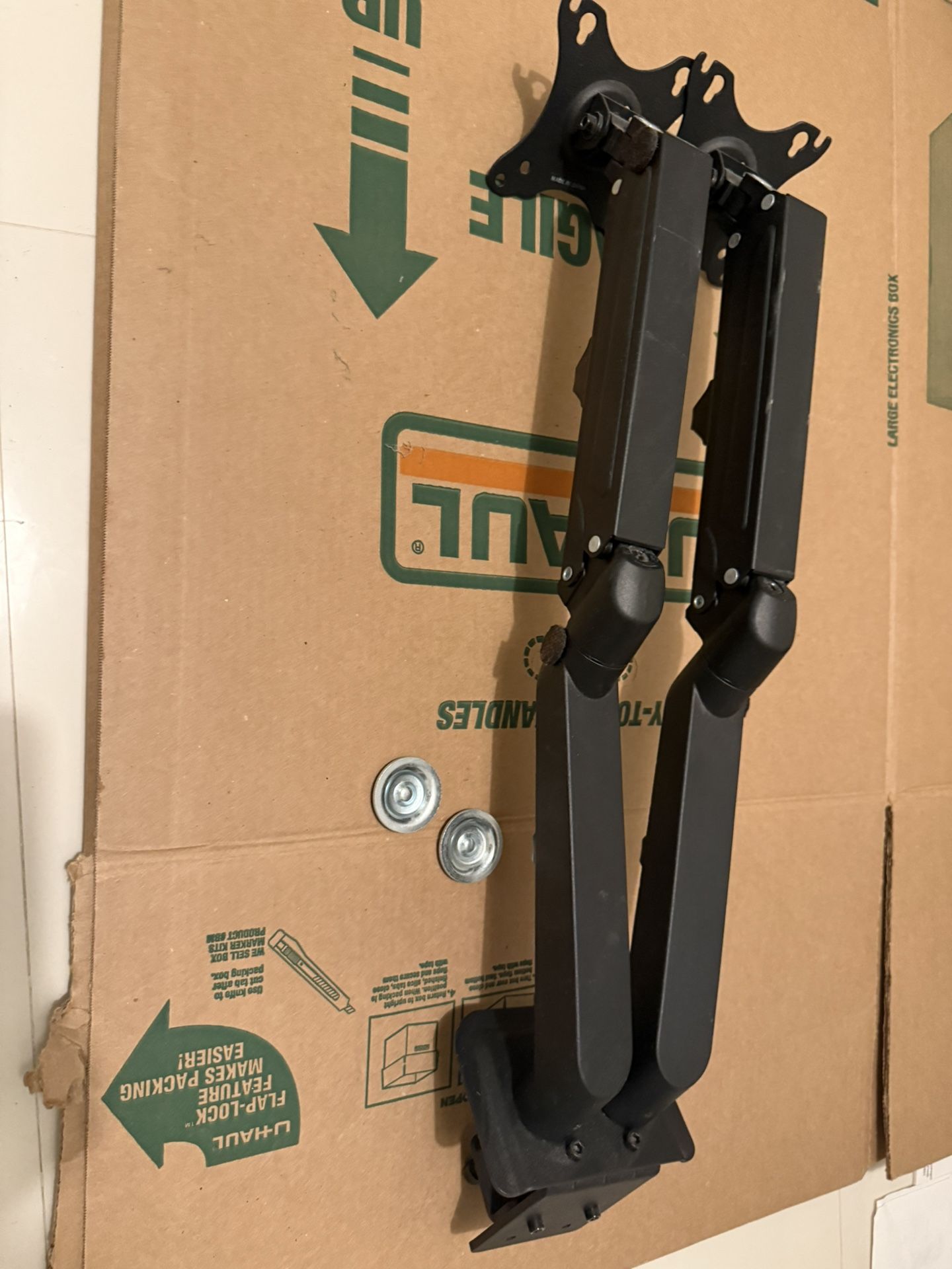 VIVO Aluminum Articulating Dual Monitor Arm for 17 to 27 inch Screens