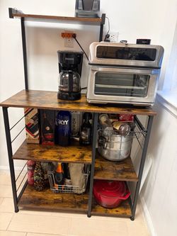 Brand new kitchen isle free standing shelf
