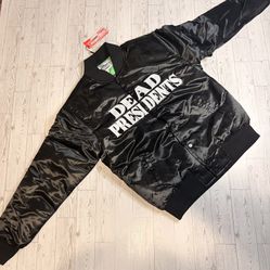 **NEW** SIZE SMALL DEAD PRESIDENTS BOMBER JACKET