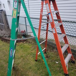 Ladders 6ft Fiberglass Pair