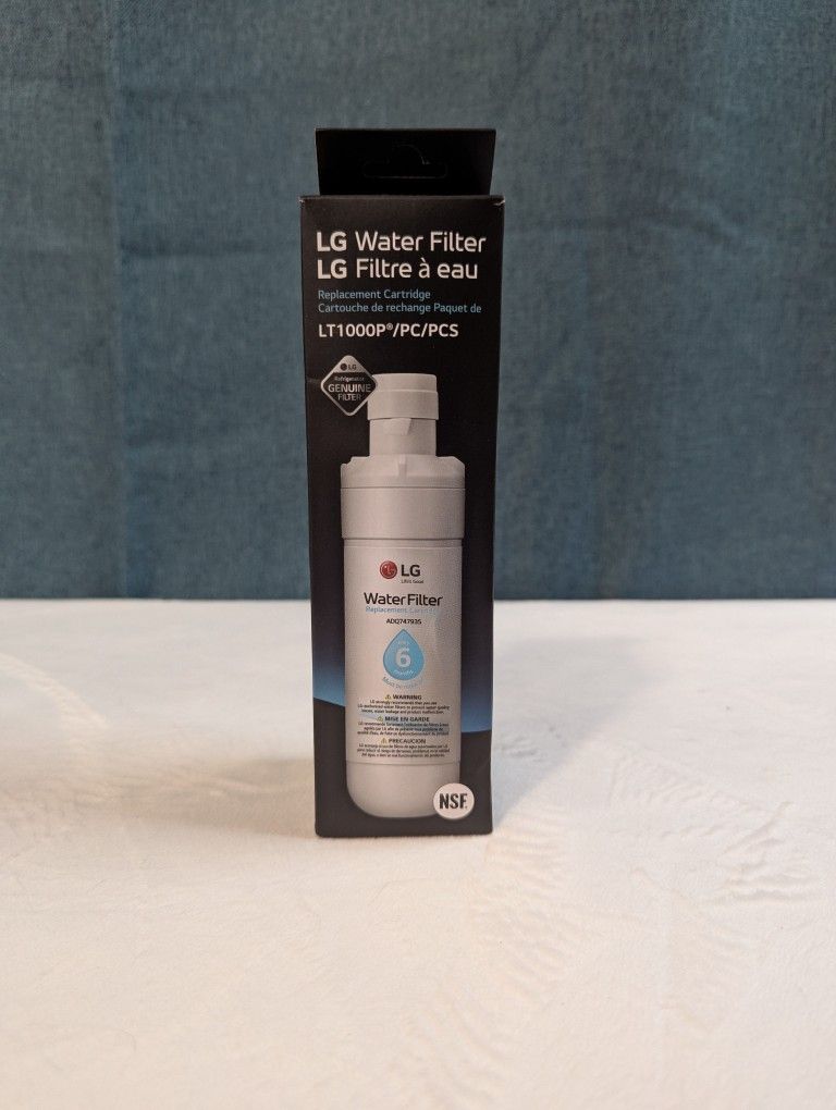 LG LT1000P Refrigerator Water Filter 6 Month/200 Gal - New (Open Box)