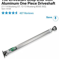2011-2014 Mustang GT Driveshaft/ Safety Loop