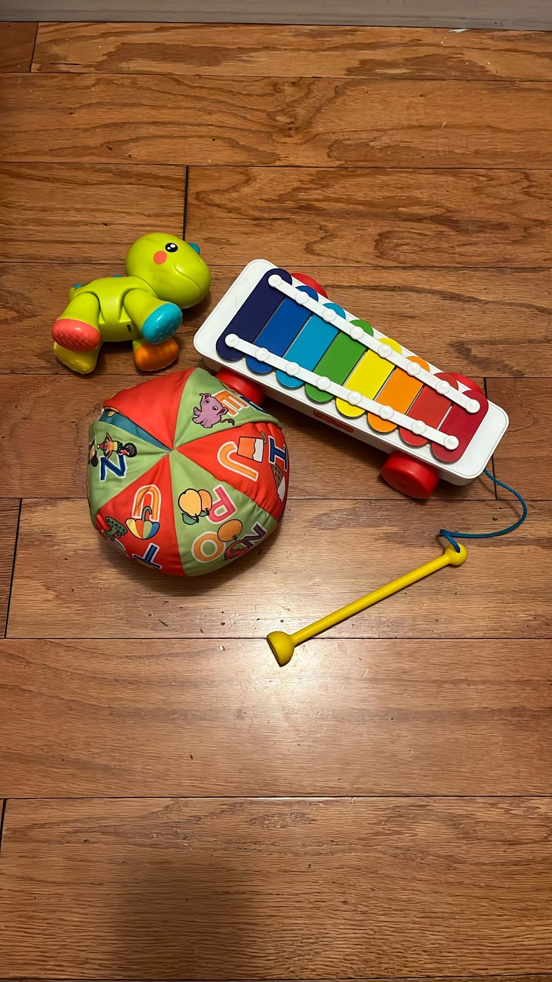 Baby Toys Fisher Price Classic Xylophone Dinosaurs Toy Soft Ball