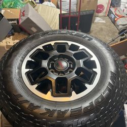 2025 TRD Toyota Tacoma OEM Wheels And Tires 