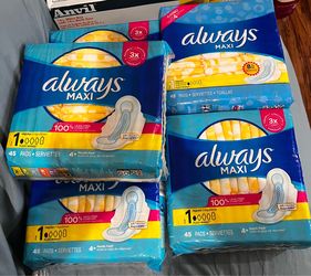 Always Maxi 45 Pads x 5