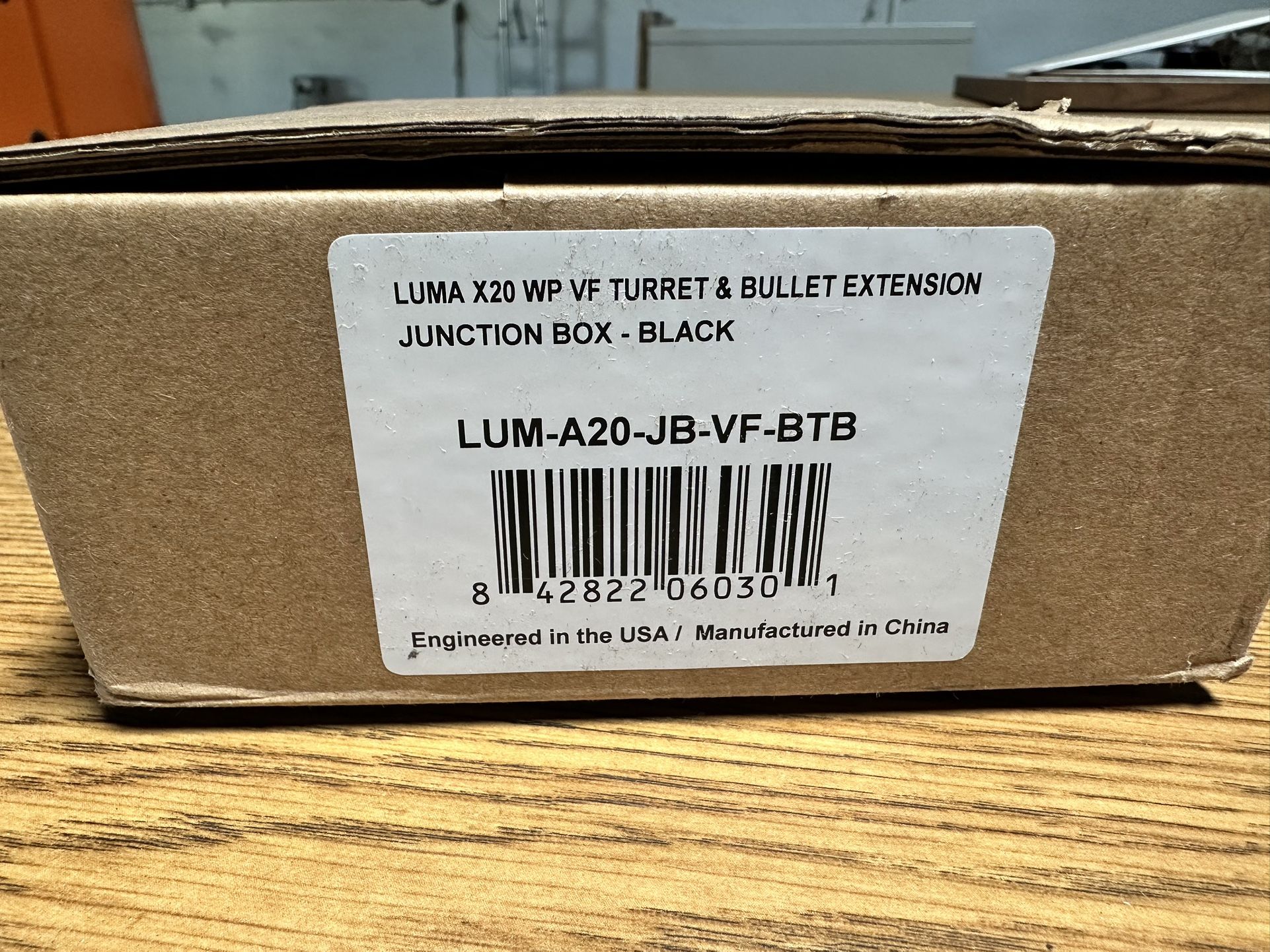 LUMA IP Camera Turret & Bullet Extension Junction Box