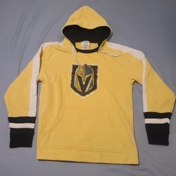 Adult Medium Men's VGK Yellow Hoodie